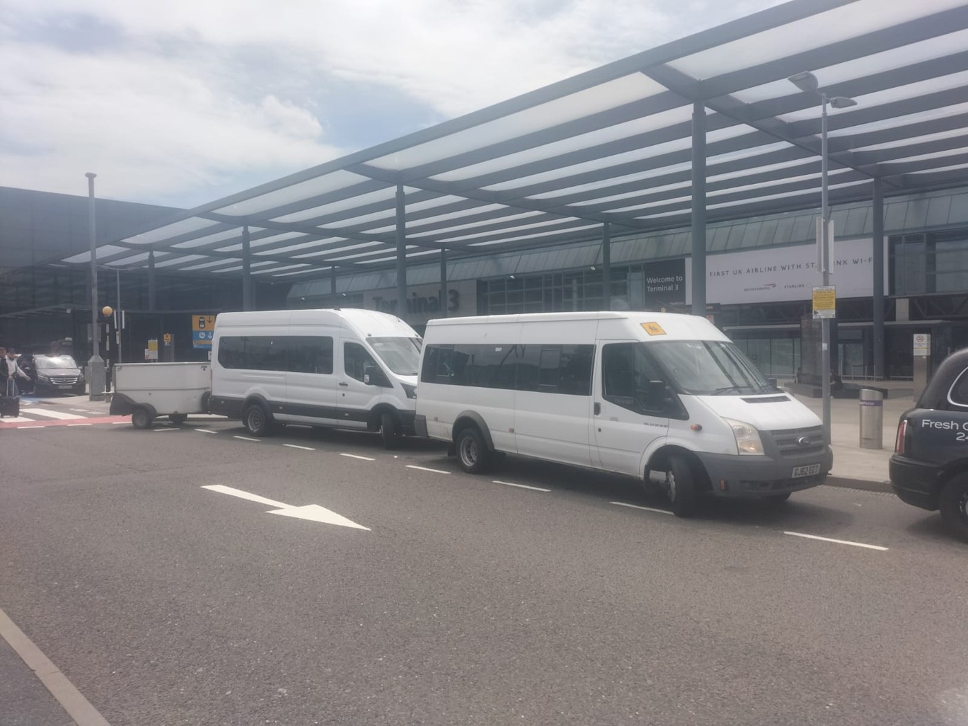Bristolian Transfers' minibus, from a recent trip to Heathrow